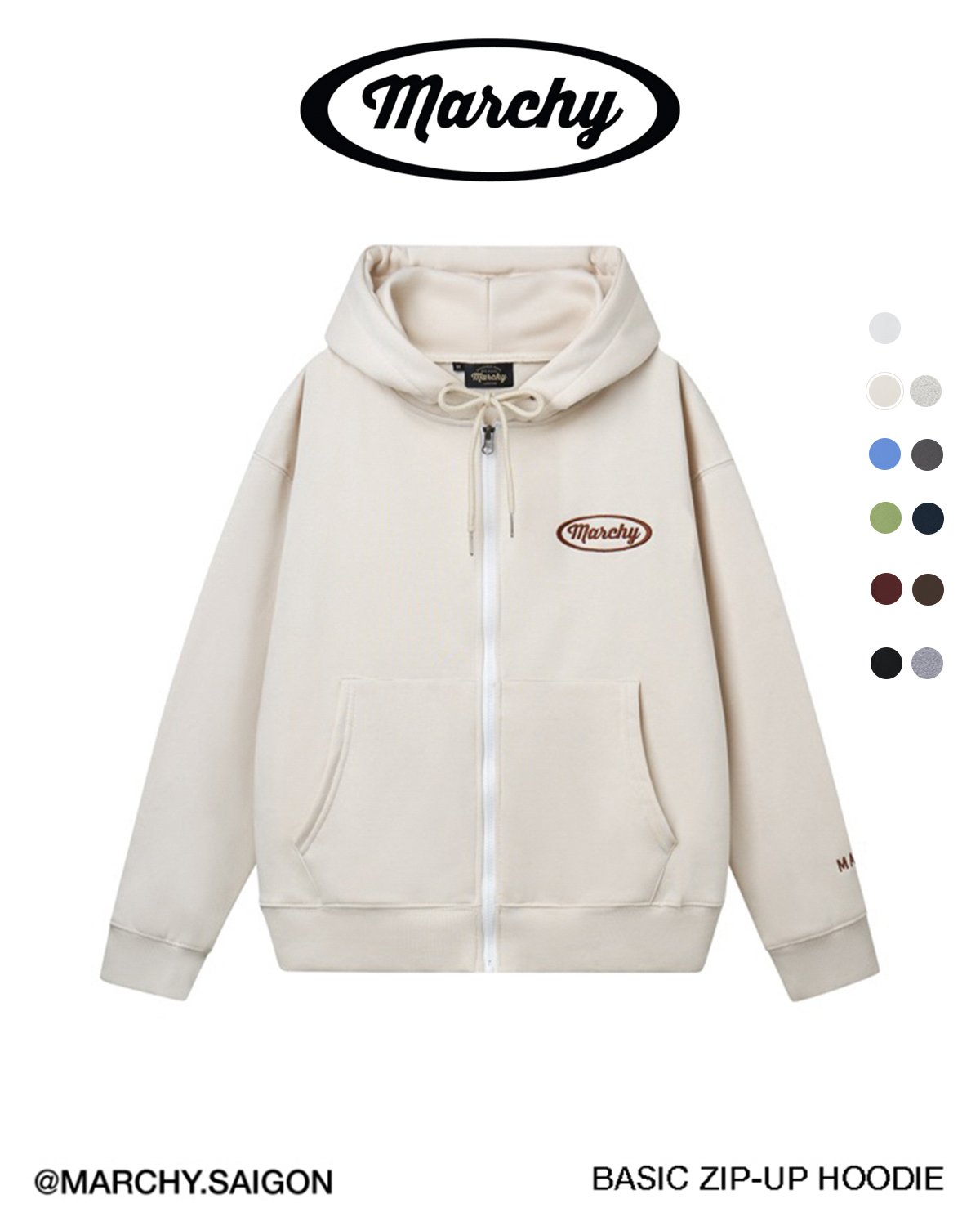 Basic zip-up