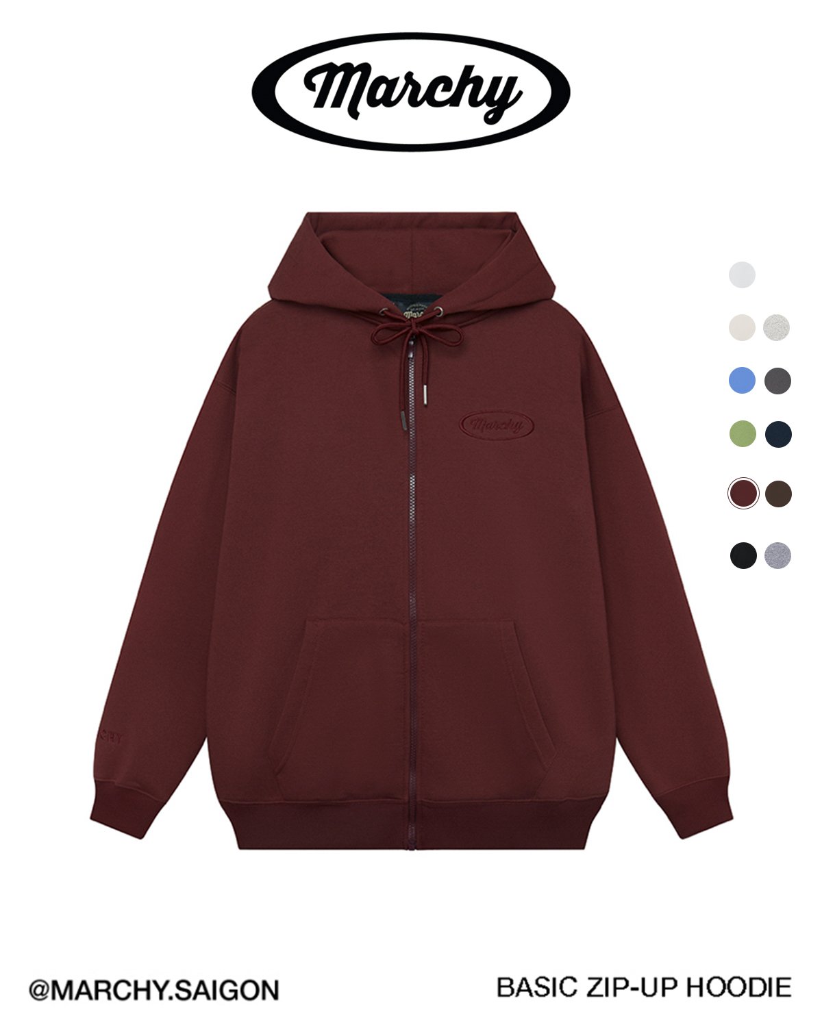 Basic zip-up