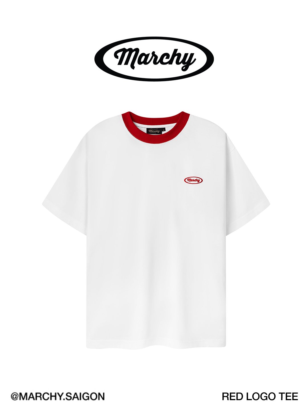 RED LOGO TEE